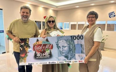 CDL realiza 5º sorteio do Natal a Mil premiando mais cinco consumidores com vales-compra
